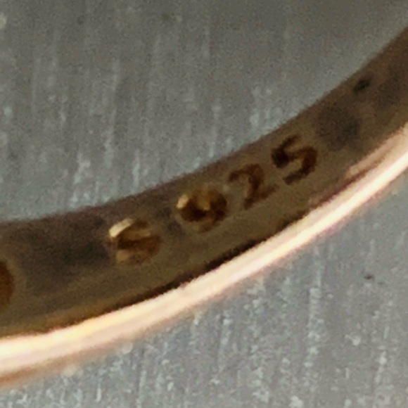 Sterling Silver 925 Crossover Crystal Pave Ring - Picture 7 of 9